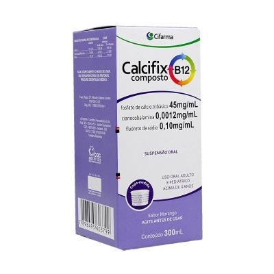 Calcifix Composto B12 Suspensão Oral 300ml + Copo Medidor