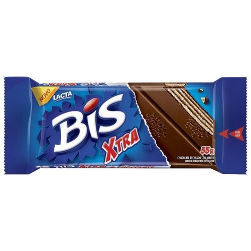 Chocolate Lacta Bis Xtra Ao Leite 45g
