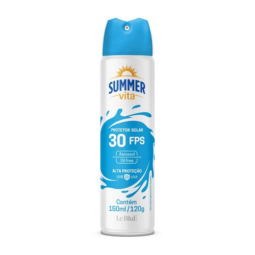 Protetor Solar Summer Vita FPS30 Spray Frasco 150ml