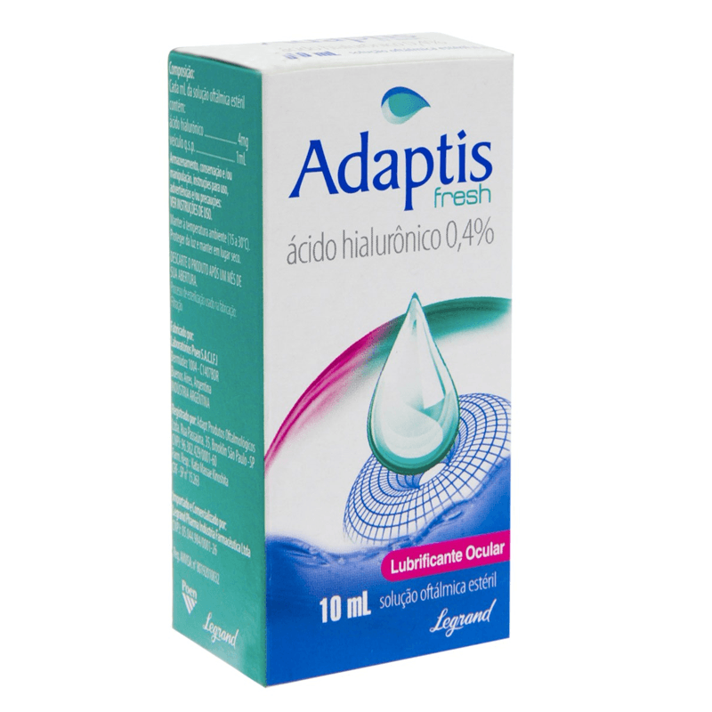 Adaptis 0,4% Fresh Colírio Frasco 10ml