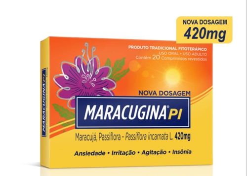 Maracugina PI 420mg Caixa 20 Comprimidos Revestidos
