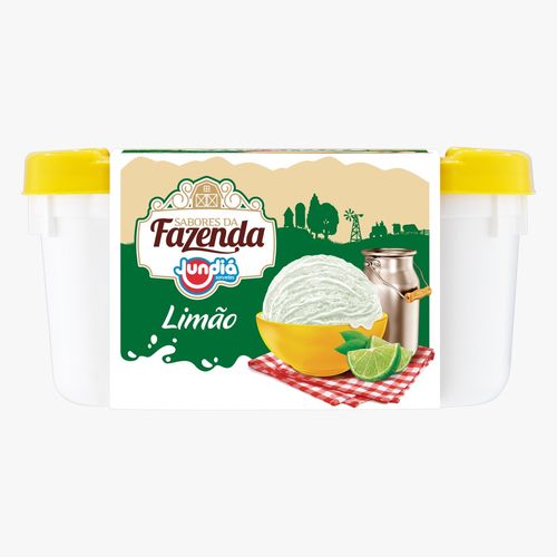 Sorvete Jundiá Sabores da Fazenda Limão 1,5 Litro