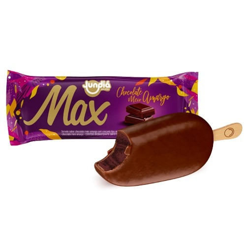 Sorvete Jundiá Max Chocolate Meio Amargo 75g
