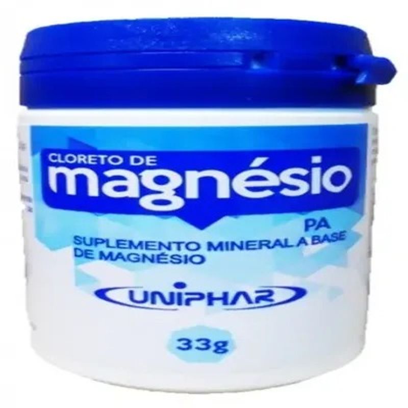 Cloreto De Magnésio Uniphar 33g - Farma Conde