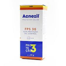 Protetor Solar Facial Acnezil FPS30 Oil Control 60g