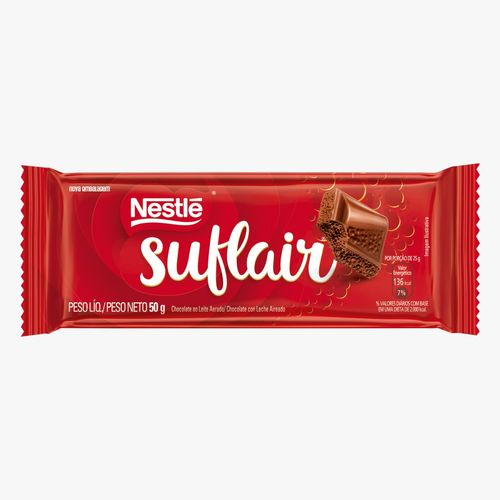 Chocolate Suflair ao Leite 50g