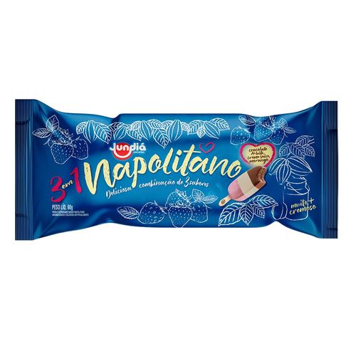 Sorvete Jundiá Napolitano 75g