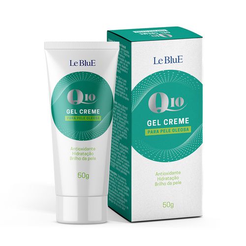 Gel Creme Facial Le Blue Q10 Pele Oleosa 50g