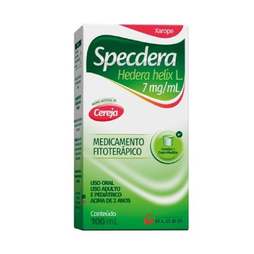 Specdera Cereja 7mg Xarope Frasco 100ml