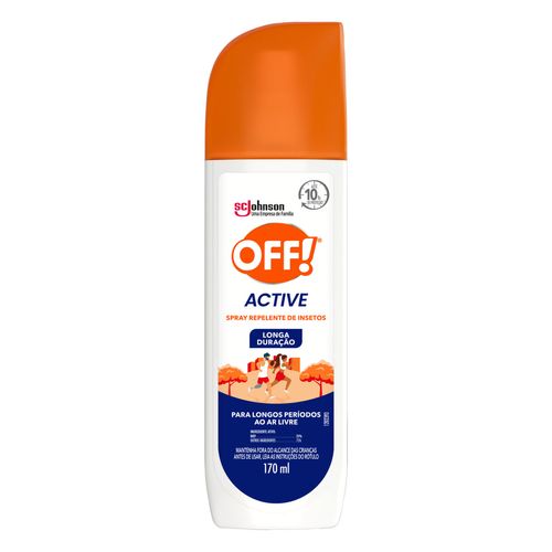 Repelente Off Active Spray Frasco 170ml