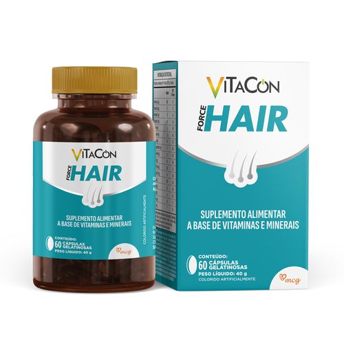 Vitacon Force Hair 60 Cápsulas