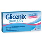 Glicenix 2,30G 6 Supositorios Uso Adulto