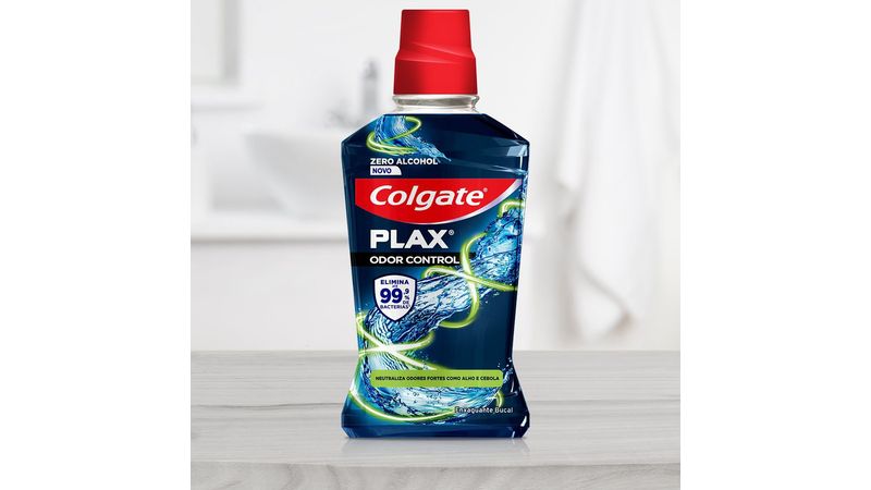 Enxaguatório Bucal Colgate Plax Odor Control Sem Álcool 500ml