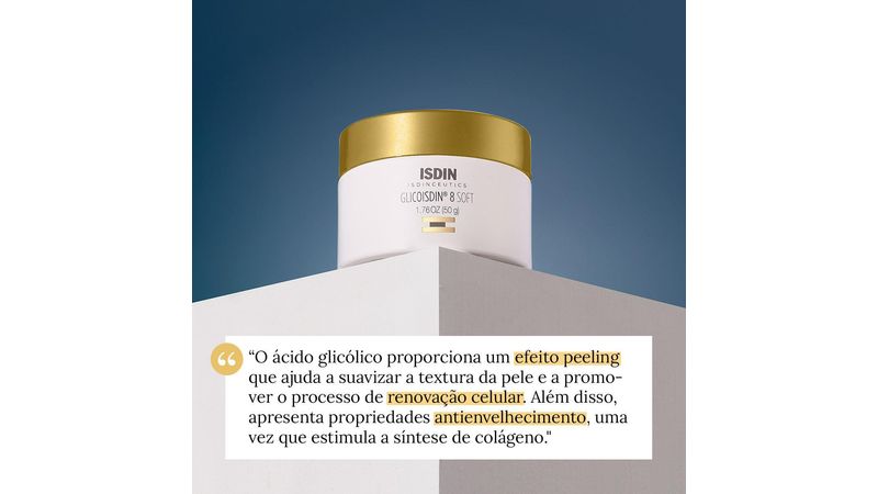 Isdin Creme Facial Efeito Peeling Isdinceutics Glicoisdin Pote 50g