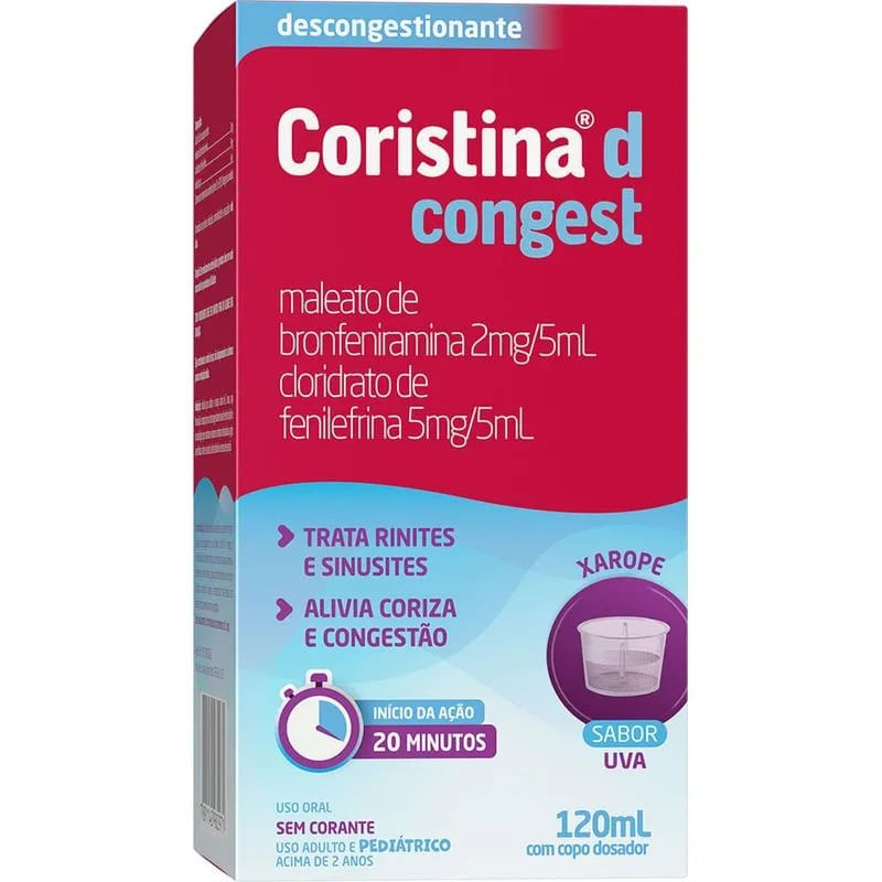 Coristina D Congest Frasco 120ml