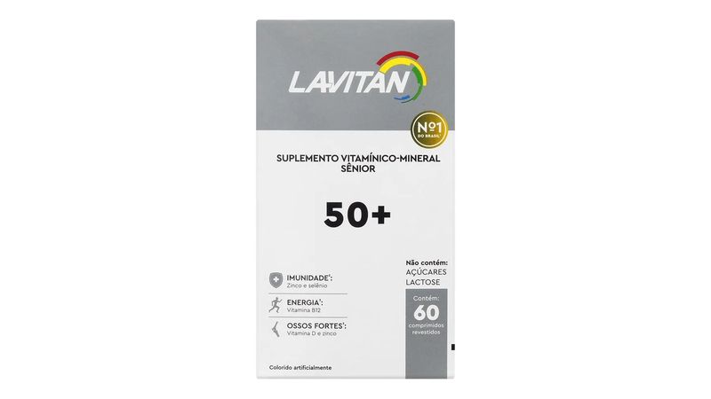 Lavitan Sênior 50+ 60 Comprimidos Revistidos