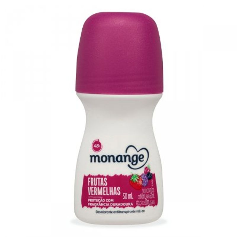 Desodorante Monange Rollon Frutas Vermelhas 50ml - 7896235354413