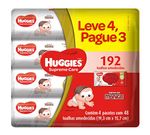 Toalhinhas Umedecidas Huggies Supreme Care 4 Pacotes 48 Unidades - 7896018704008