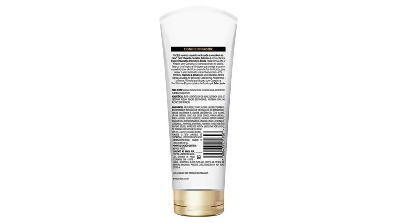 Condicionador Pantene Pro-V Miracles Queratina Preenche e Blinda Frasco 250ml