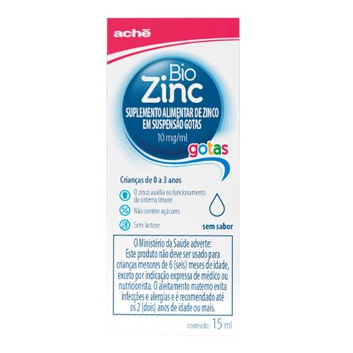 Biozinc Kids 10mg/ml Solução Oral Frasco 15ml