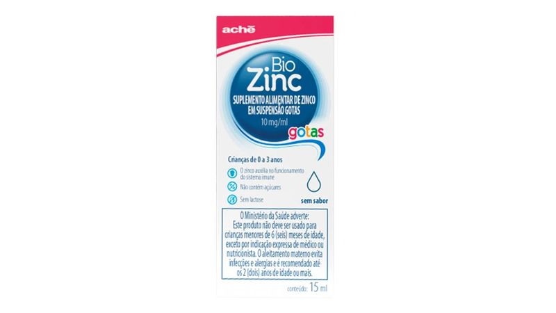 Biozinc Kids 10mg/ml Solução Oral Frasco 15ml