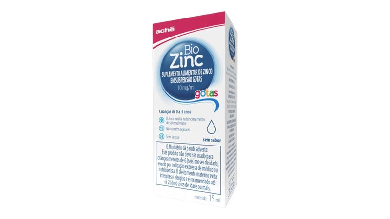 Biozinc Kids 10mg/ml Solução Oral Frasco 15ml