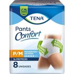Roupa Íntima Descartável Tena Pants Confort P/M 8 Unidades