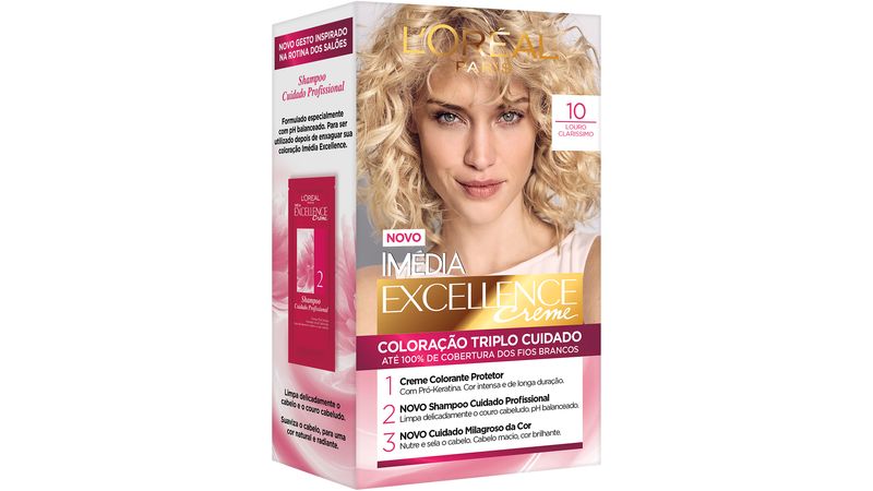 Tintura L'Oréal Imédia 10 Louro Claríssimo