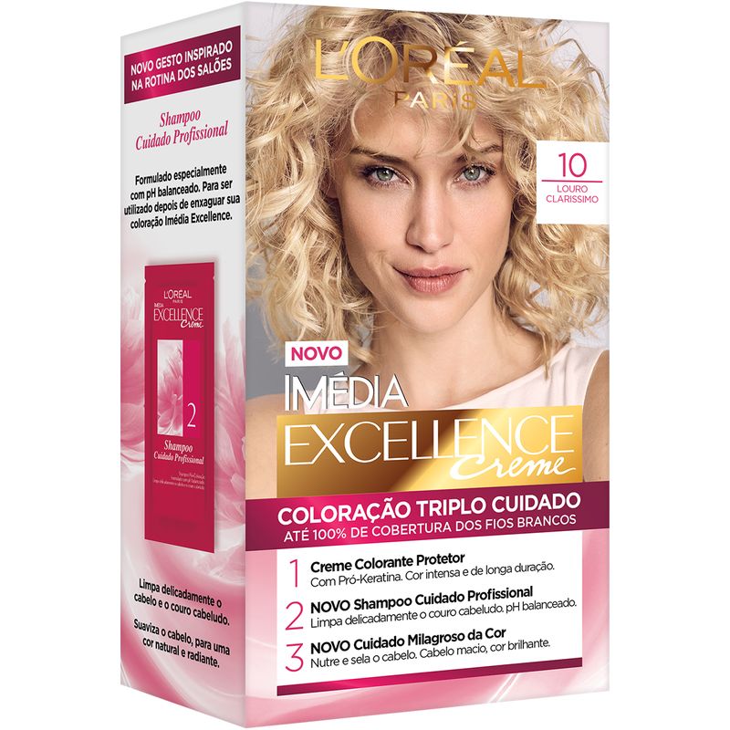 Tintura L'Oréal Imédia 10 Louro Claríssimo