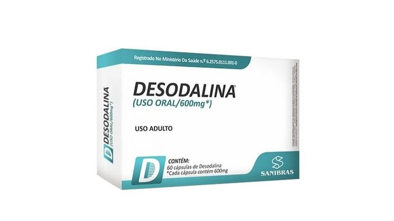 Desodalina 600mg Sanibras Caixa 60 Cápsulas - Farma Conde