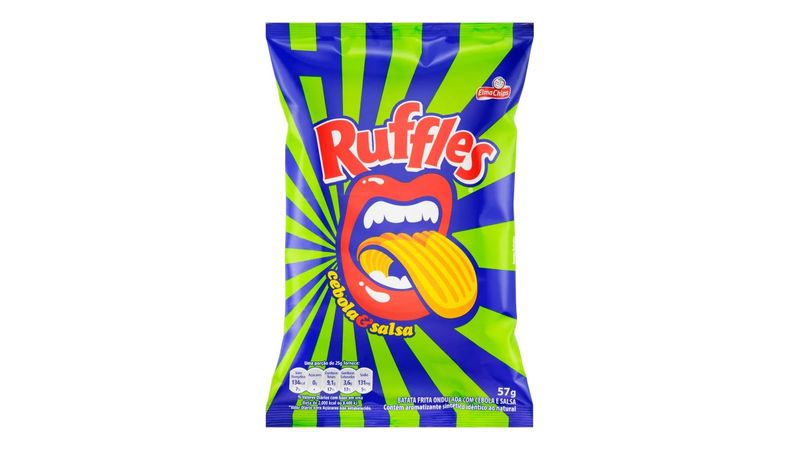 Salgadinho Elma Chips Ruffles Cebola & Salsa 32g
