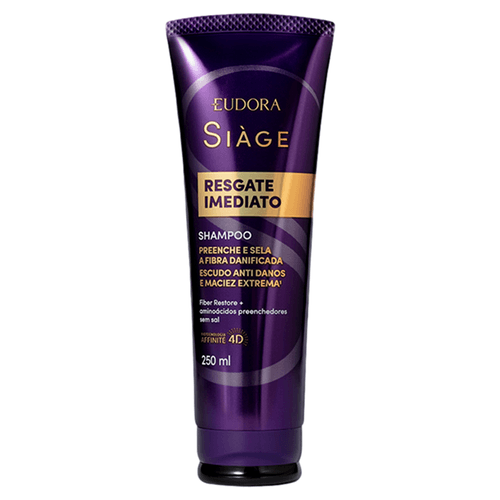 Shampoo Siàge Eudora Resgate Imediato Frasco 250ml