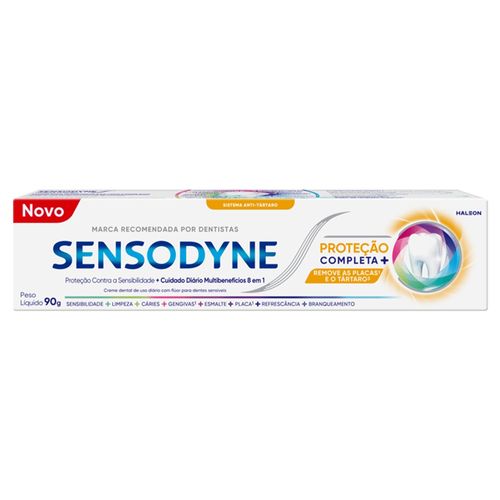 Creme Dental Sensodyne Proteção Completa+ Antitártaro 90g
