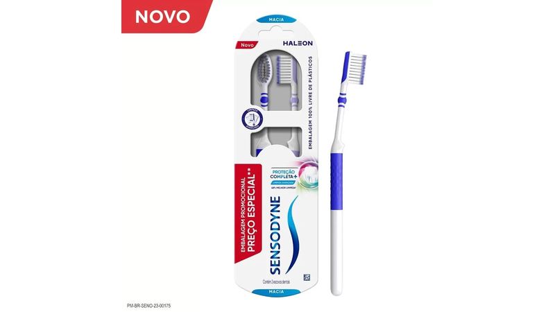 Escova Dental Sensodyne Proteção Completa + Macia 2 Unidades