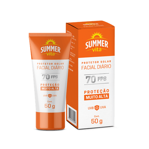 Protetor Solar Facial Summer Vita FPS70 50g