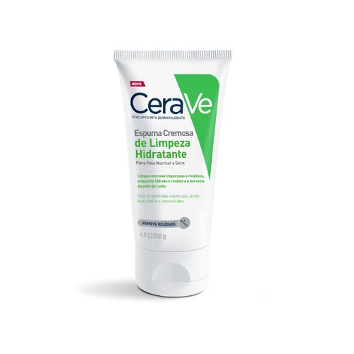 Cerave Espuma Limpeza Sem Perfume 140g