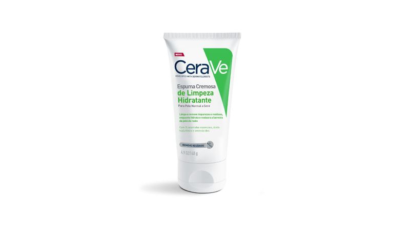 Cerave Espuma Limpeza Sem Perfume 140g