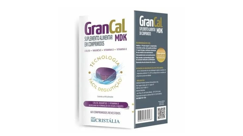 GranCal MDK Caixa 60 Comprimidos Revestidos