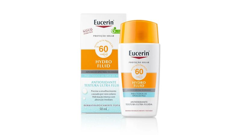 Eucerin Protetor Solar Rosto FPS60 Hydro Fluid 50ml
