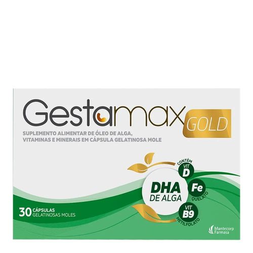 Gestamax Gold Caixa 30 Cápsulas Gelatinosas