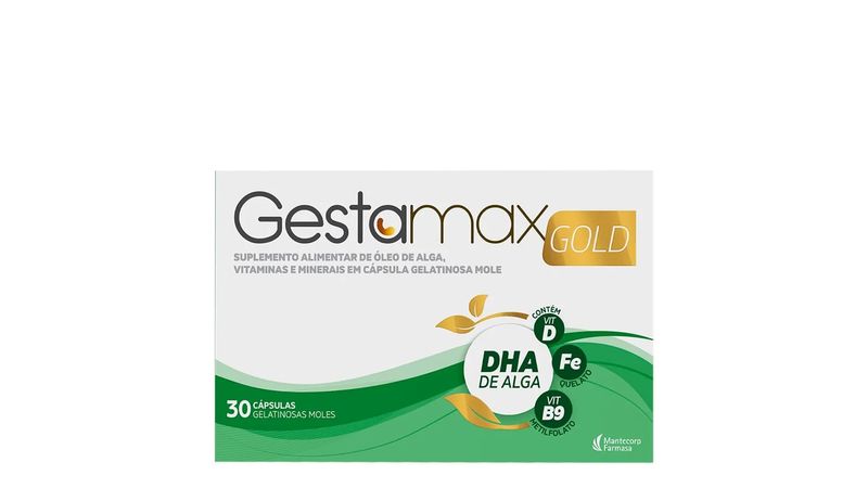 Gestamax Gold Caixa 30 Cápsulas Gelatinosas