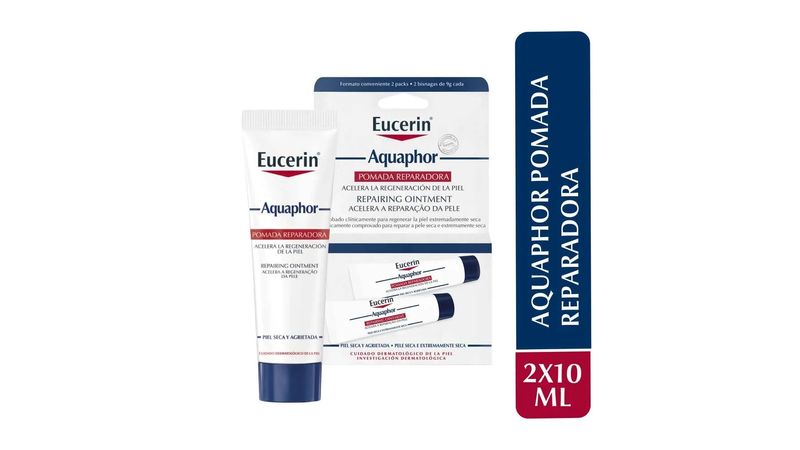 Kit Eucerin Aquaphor Reparador Intensivo 2 Unidades 49g