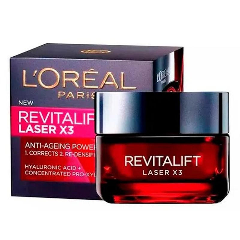 Hidratante Facial L'Oréal Revitalift Anti-Idade Laser X3 Diurno 50ml
