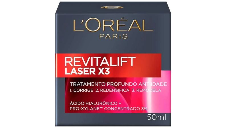 Hidratante Facial L'Oréal Revitalift Anti-Idade Laser X3 Diurno 50ml
