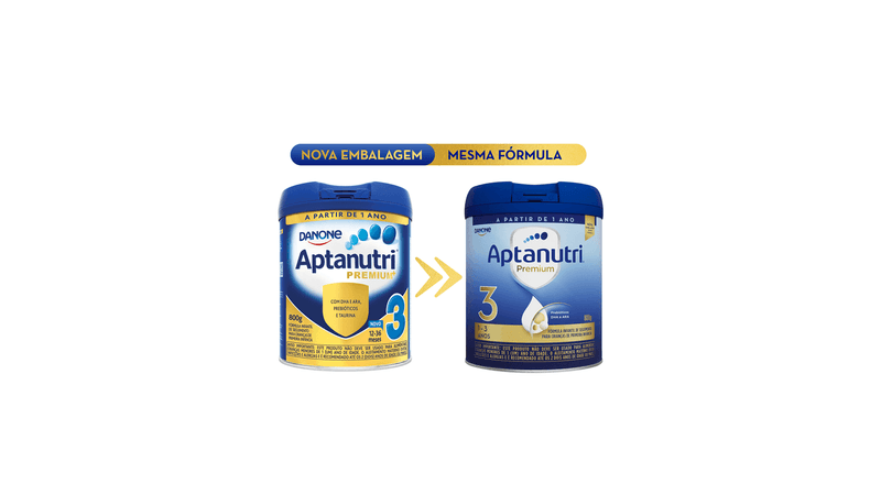 Fórmula Infantil Aptanutri Premium 3 800g
