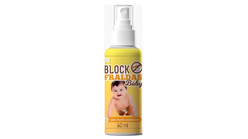 Bloqueador de Odor para Fraldas Block Fraldas Spray 60ml
