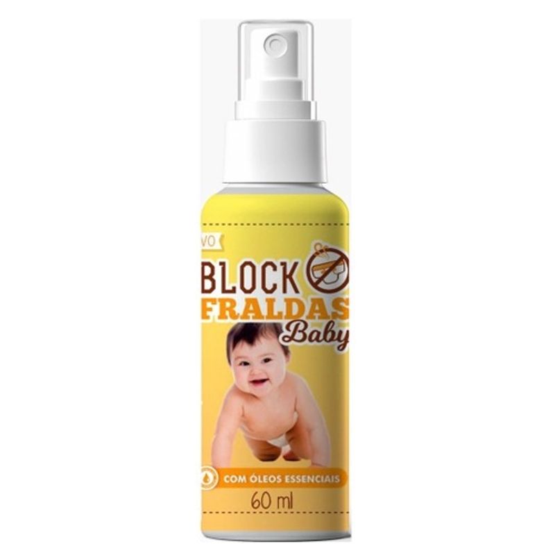 Bloqueador de Odor para Fraldas Block Fraldas Spray 60ml