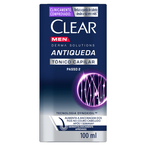 Clear Derma Solutions Men Tônico Antiqueda Passo2 Frasco 100ml