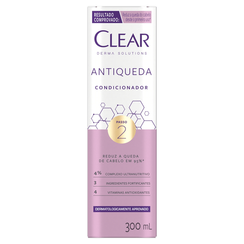 Clear Derma Solutions Women Condicionador Antiqueda Passo2 Frasco 300ml