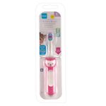 9001616203589-Escova Dental Infantil Mam Baby's Brush +6 Meses Rosa